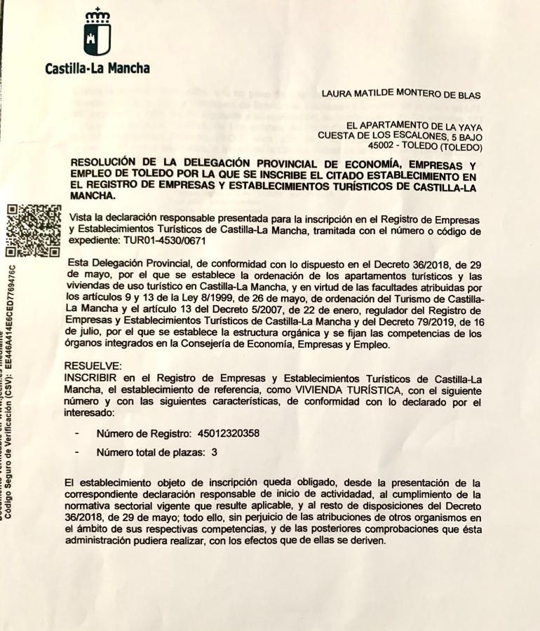 El Apartamento De La Yaya Toledo Bagian luar foto